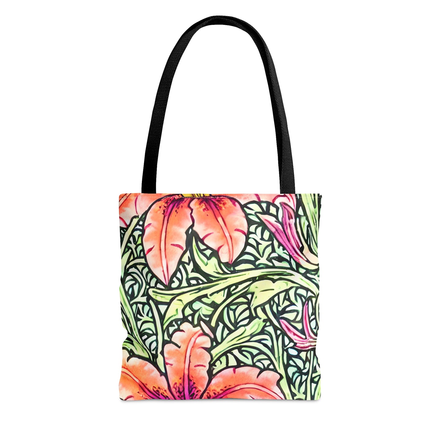 Tote Bag Elegant Floral Design, Floral Pattern