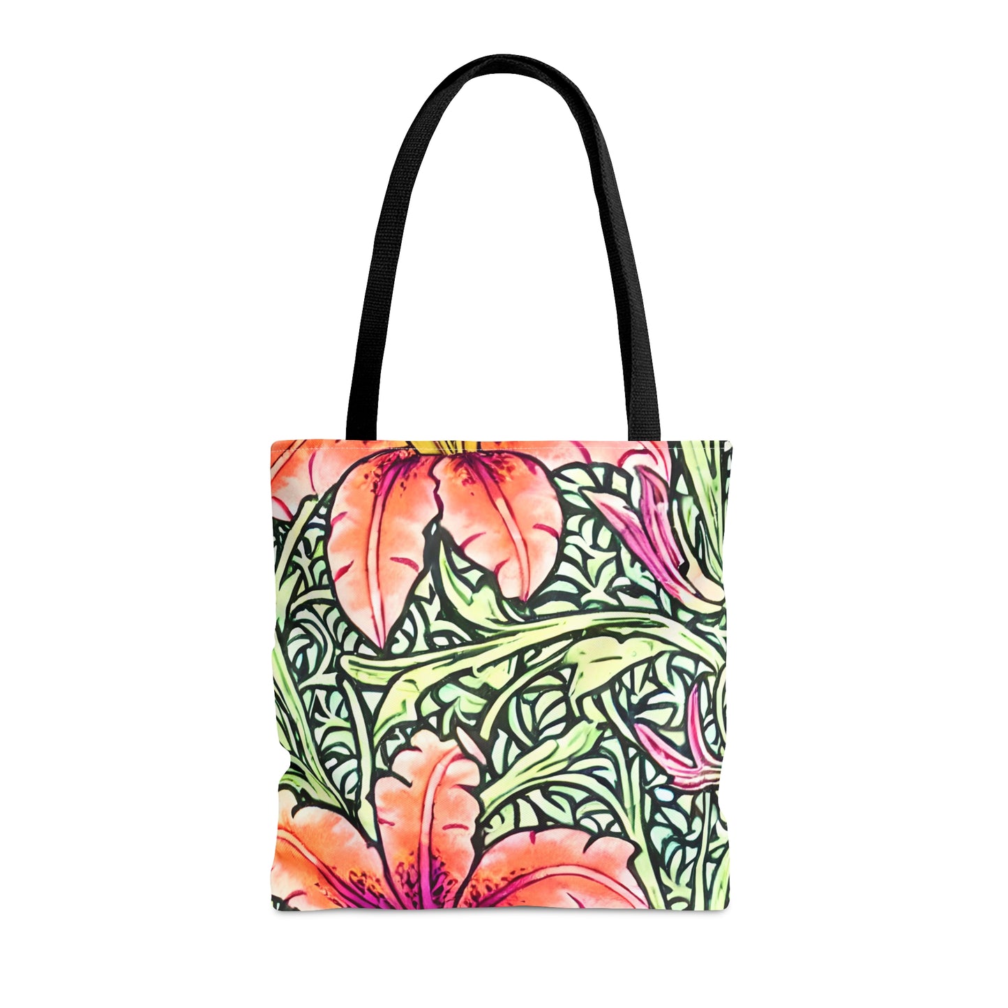 Tote Bag Elegant Floral Design, Floral Pattern