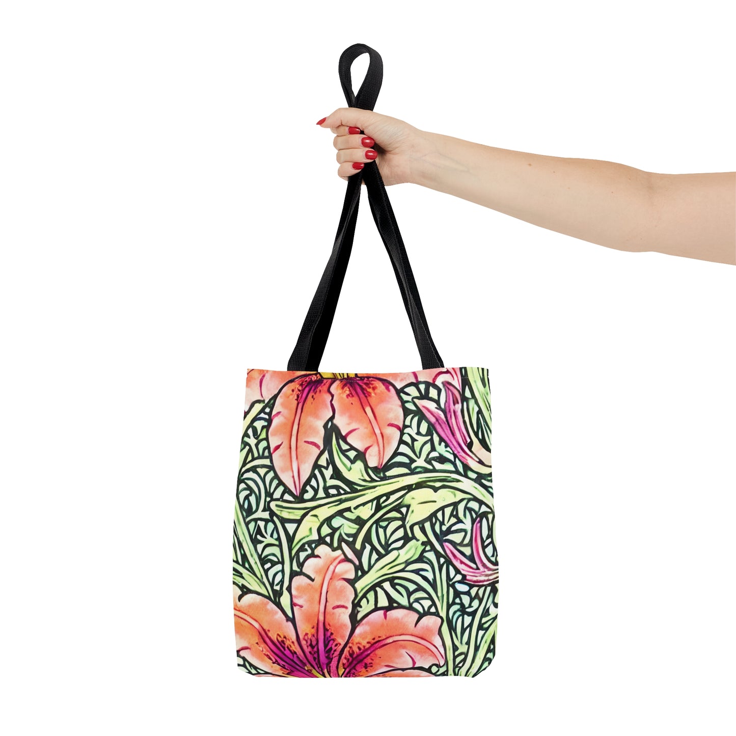 Tote Bag Elegant Floral Design, Floral Pattern