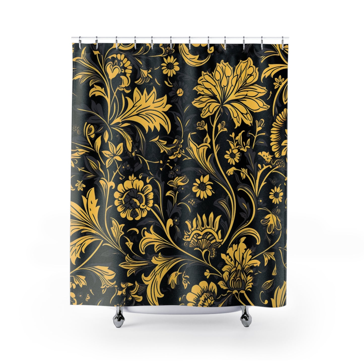 Jacobean Pattern Shower Curtain 71" x 74"