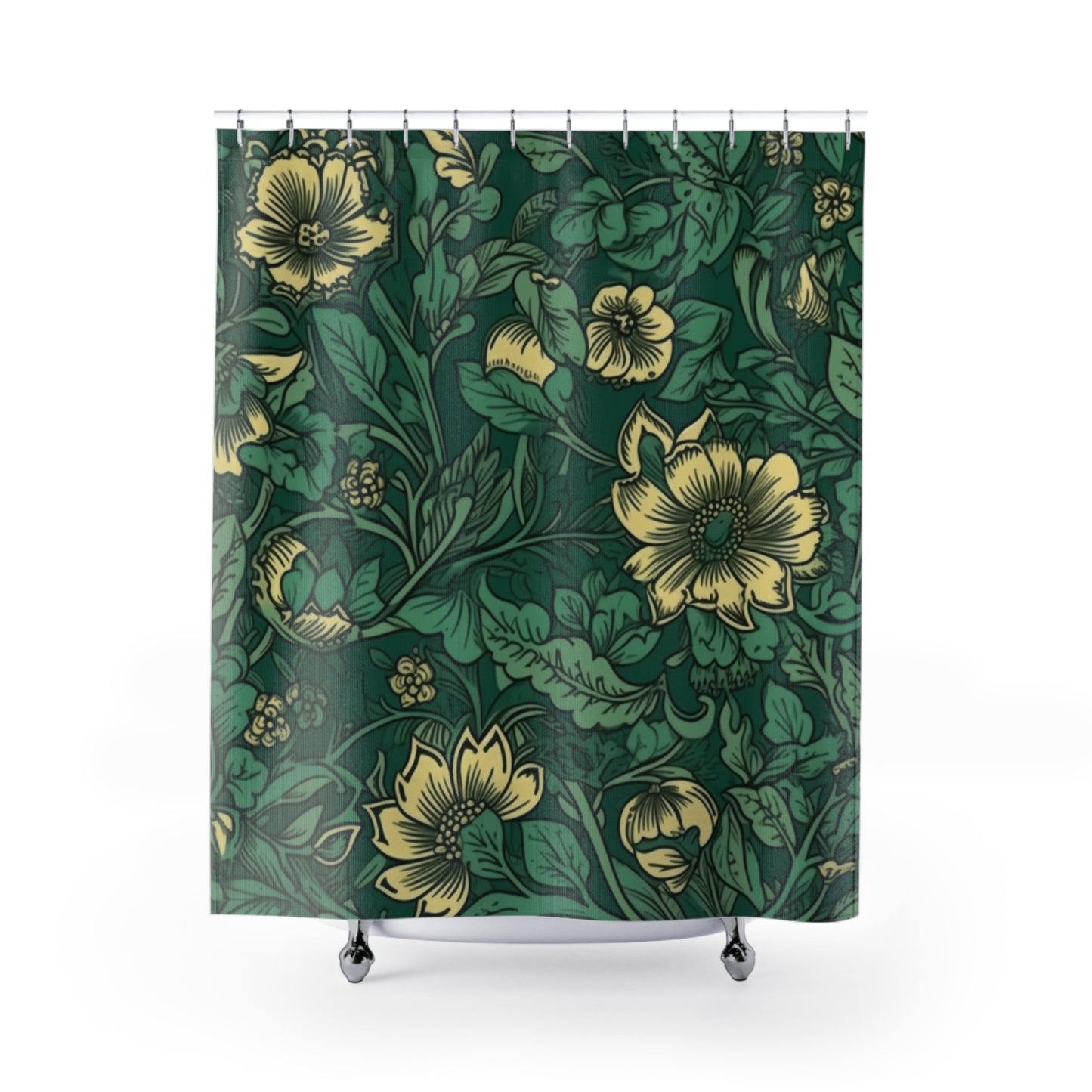 Jacobean Pattern Shower Curtain 71" x 74"