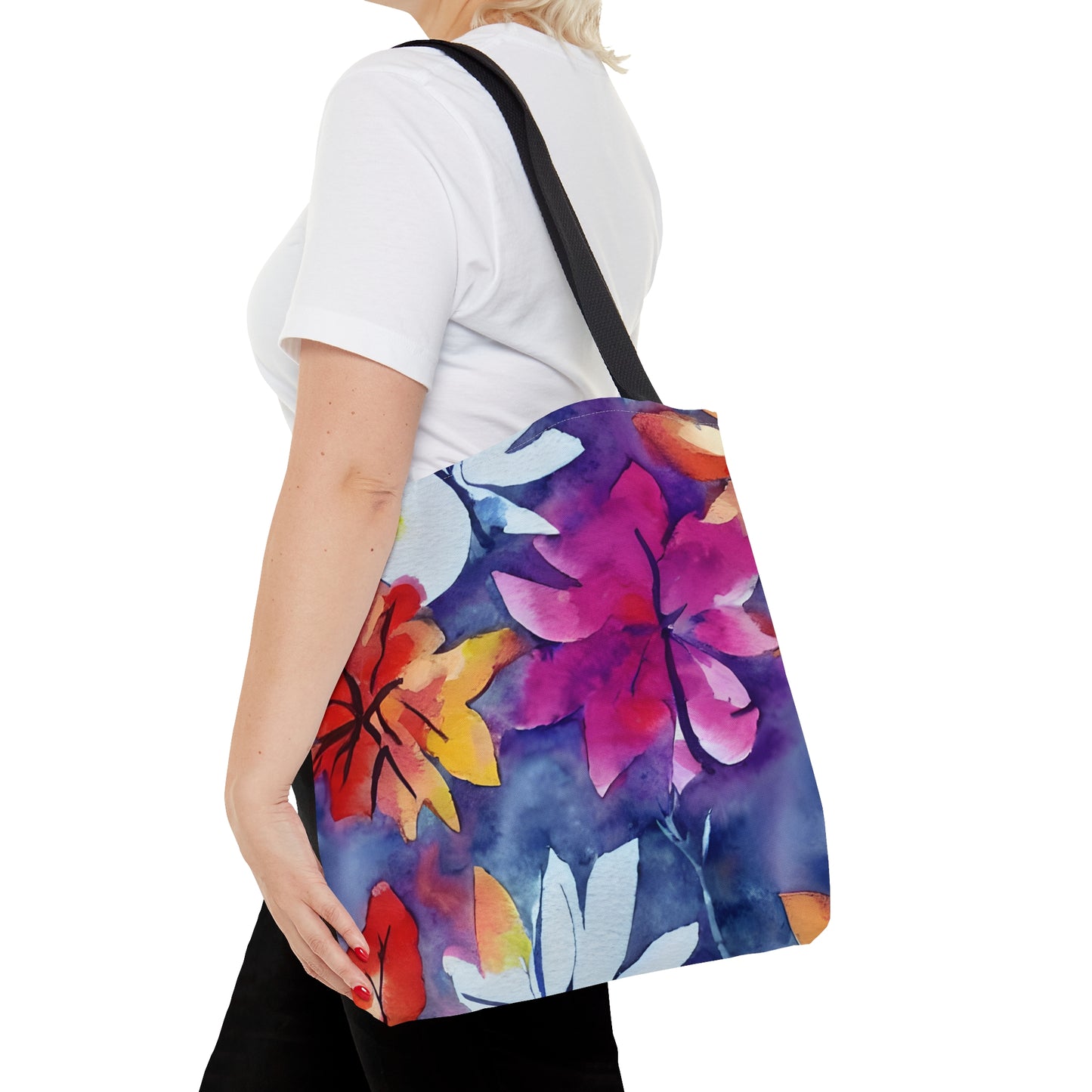 Tote Bag Watercolor Floral Design
