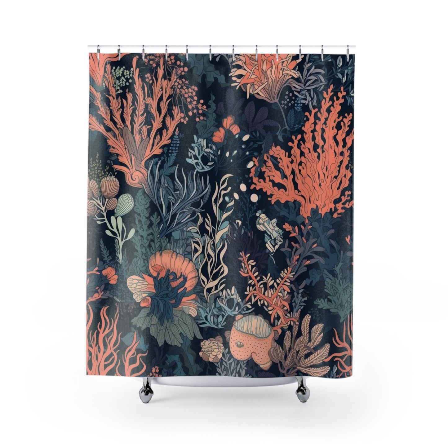 Coral Shower Curtain 71" x 74"
