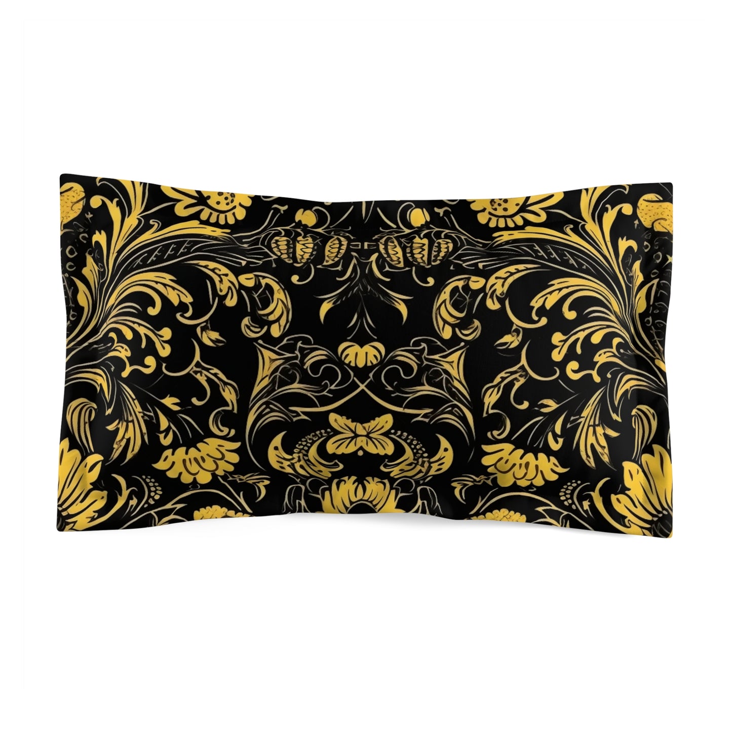 Microfiber Pillow Sham In Jacobean Pattern
