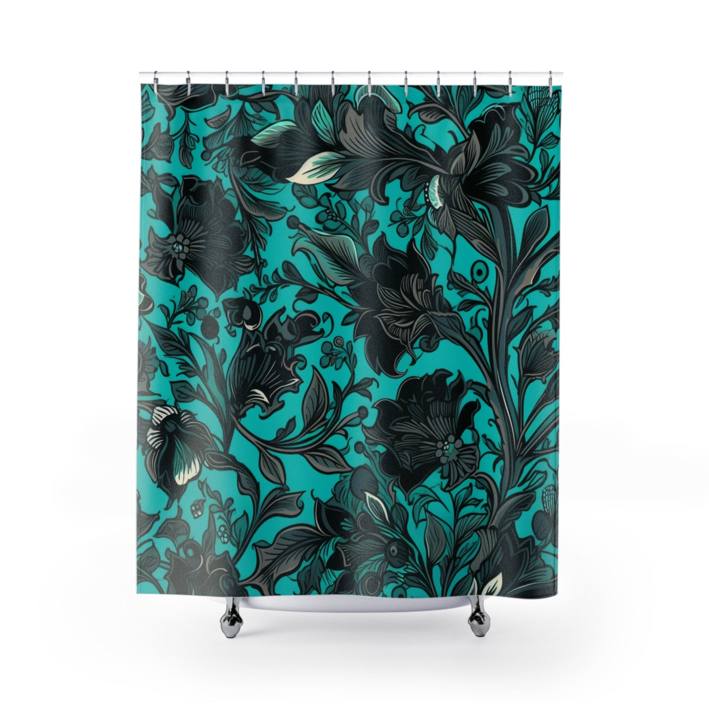 Jacobean Pattern Shower Curtain 71" x 74"