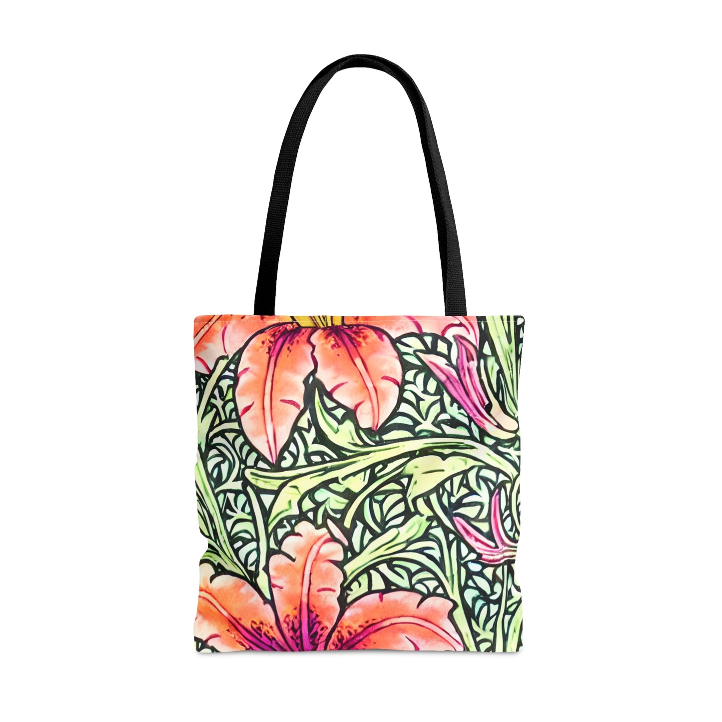 Tote Bag Elegant Floral Design, Floral Pattern
