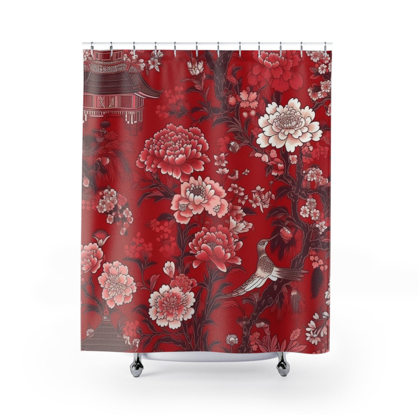 Chinoiserie Shower Curtain 71" x 74"
