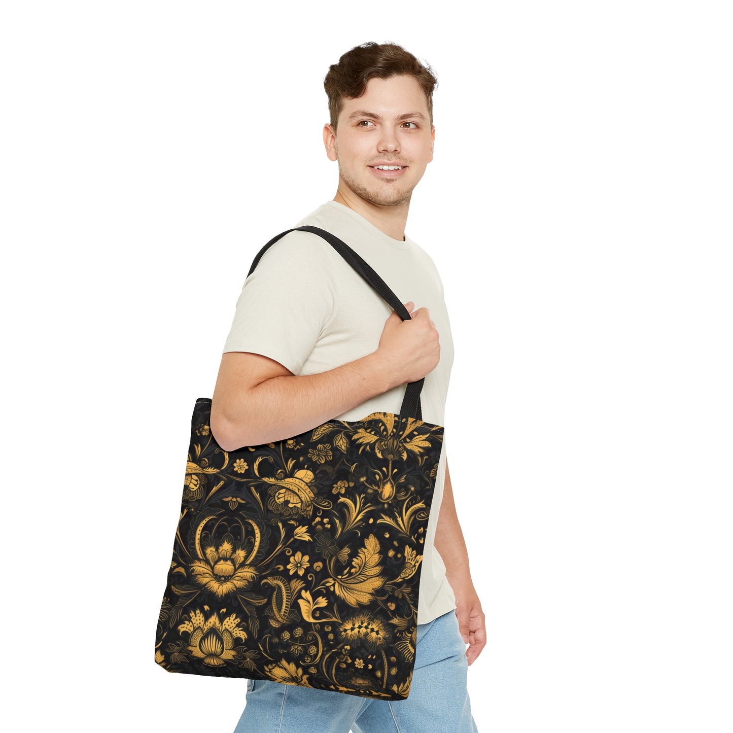 Tote Bag Jacobean Design
