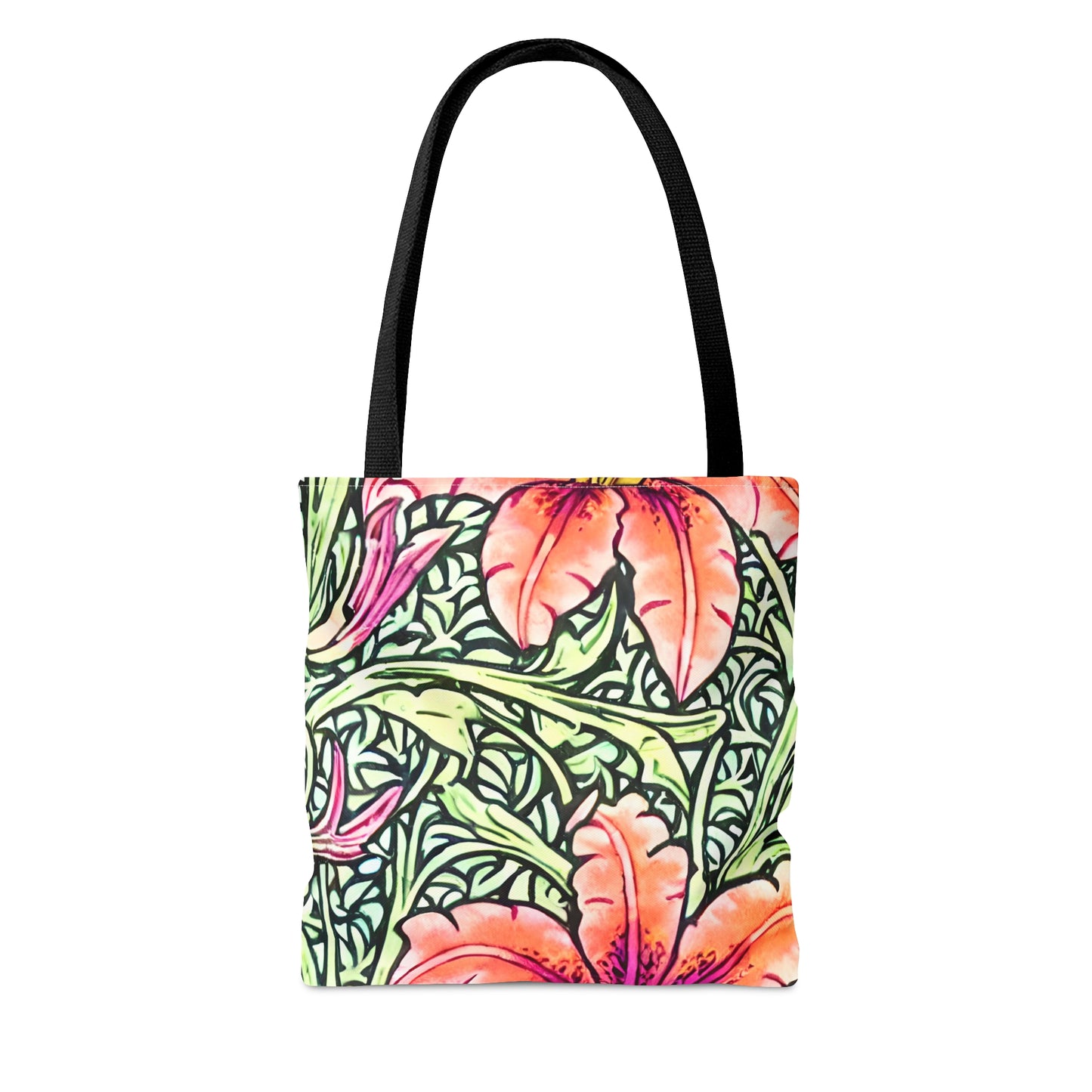 Tote Bag Elegant Floral Design, Floral Pattern