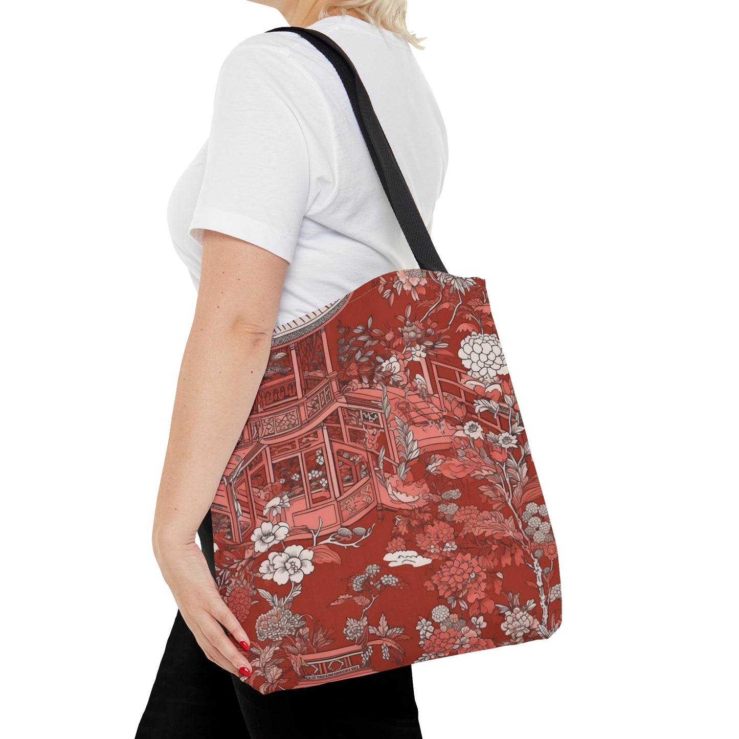 Tote Bag Chinoiserie Design