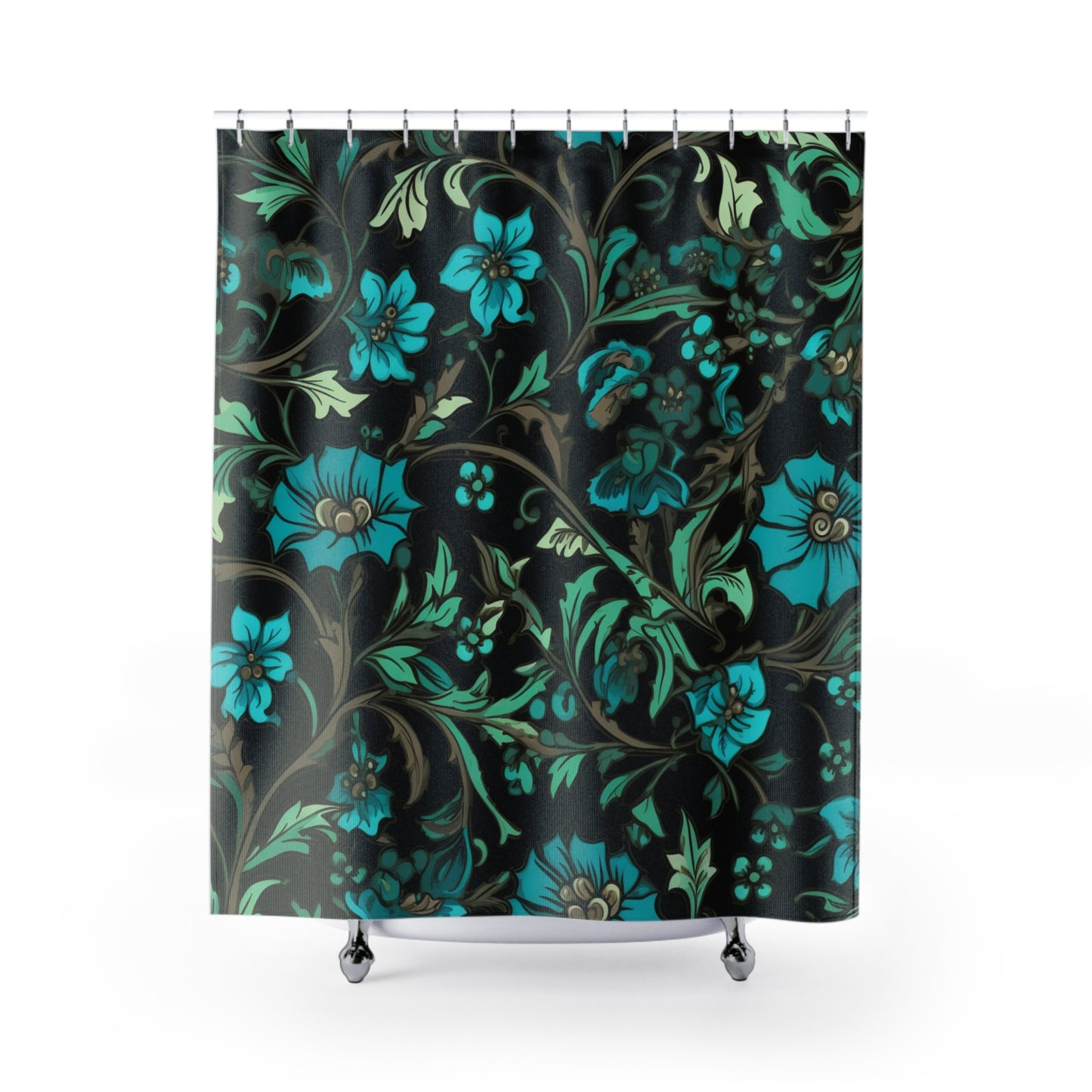 Jacobean Pattern Shower Curtain 71" x 74"