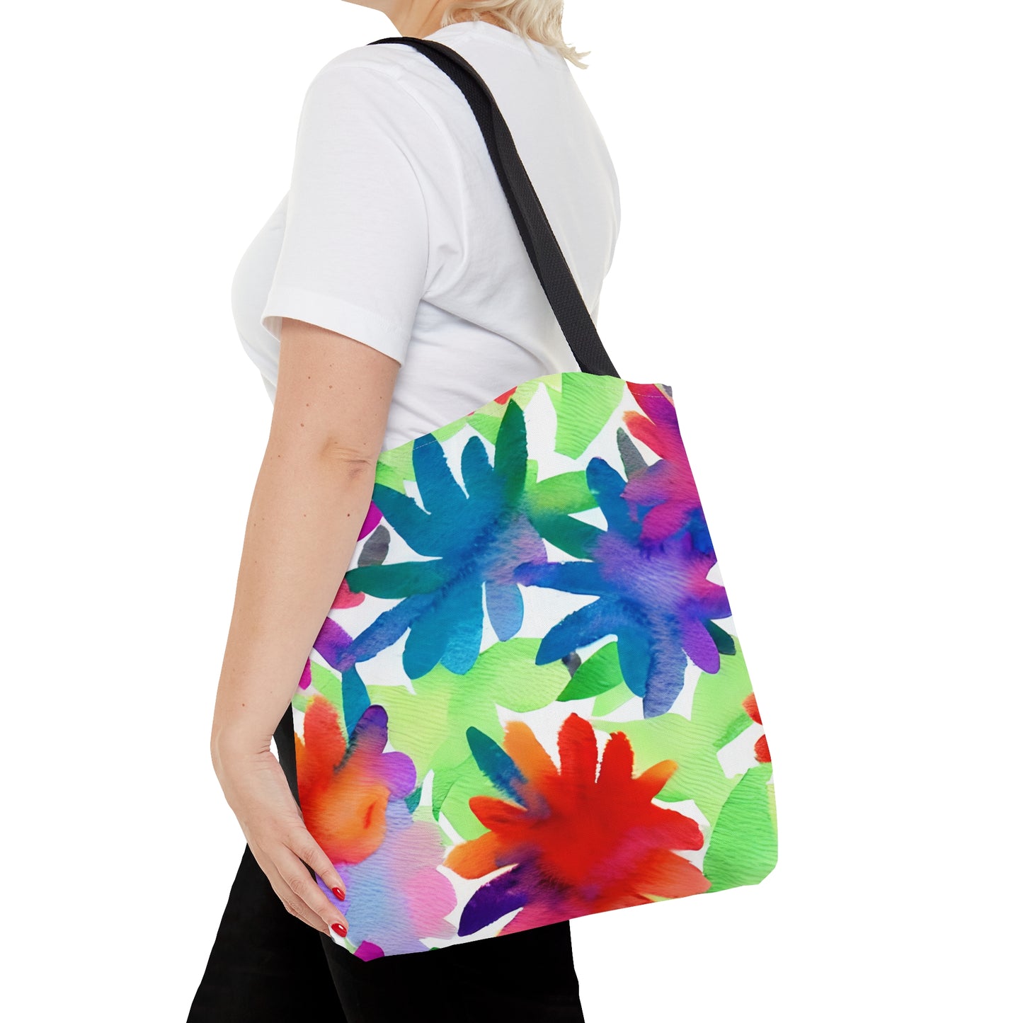 Tote Bag Watercolor Floral Design