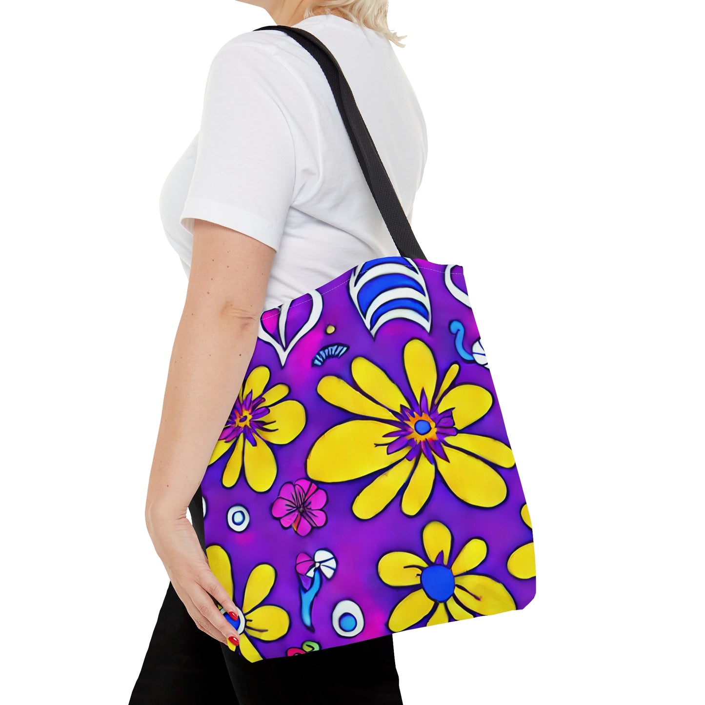 Tote Bag Floral Design