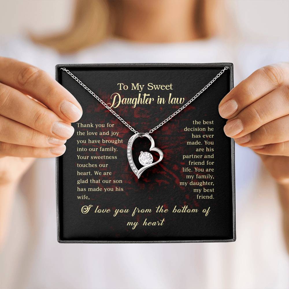 To My Sweet Daughter in Law