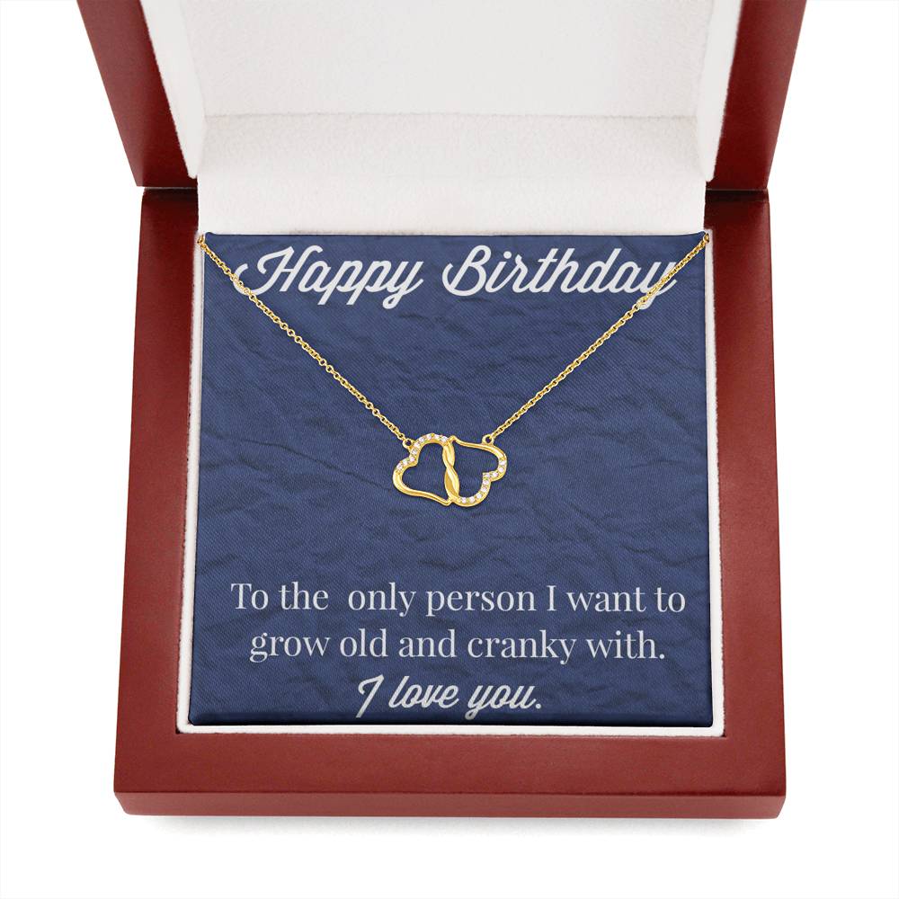 To My Soulmate Everlasting Love Gold Necklace - Jewelry for Wife - Necklace for Wife