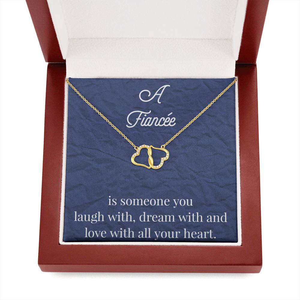 To My Fiancee Everlasting Lasting Necklace - Future Wife Necklace - Jewelry for Fiancee