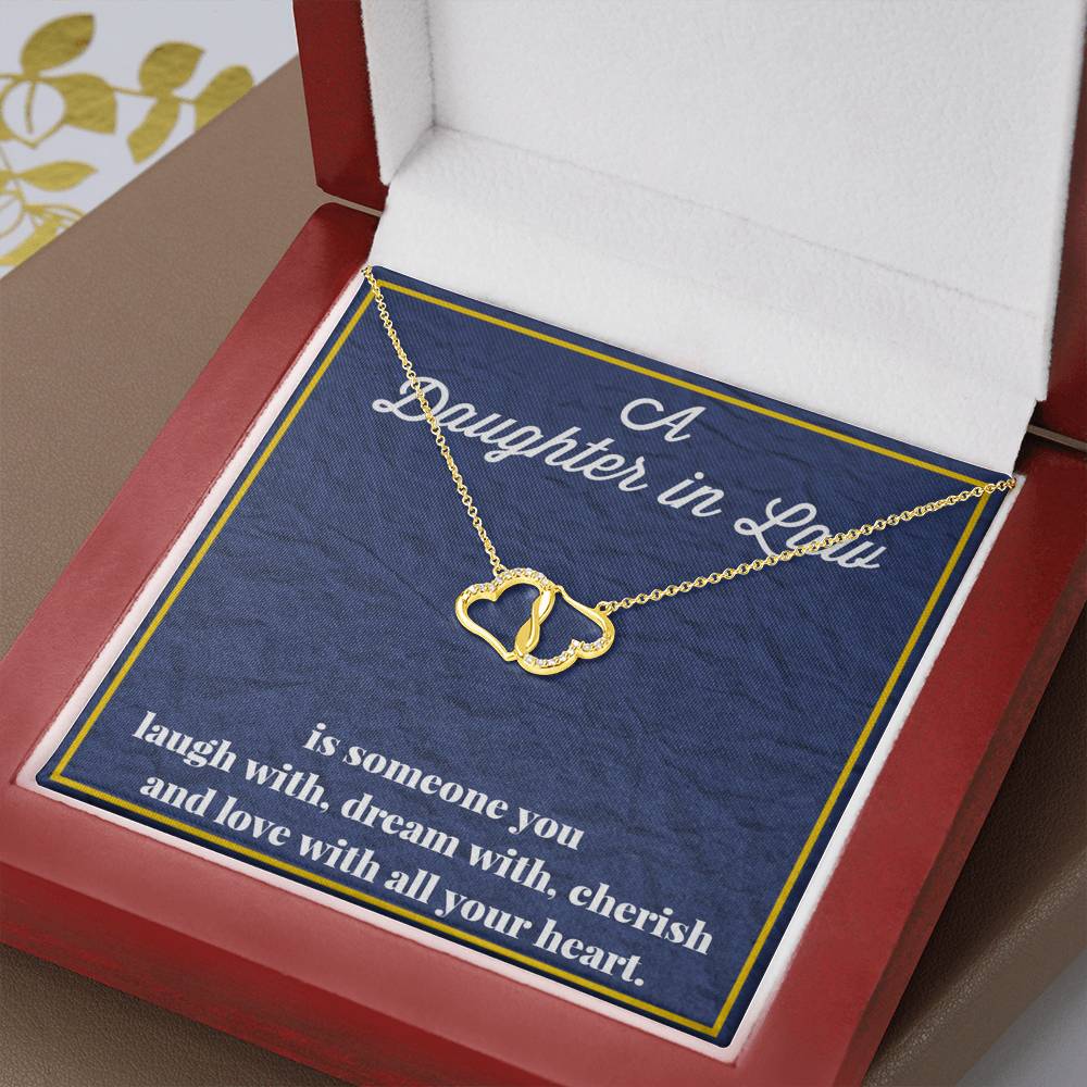 A Daughter In Law Everlasting Love Gold Necklace - Jewelry for Daughter In Law - Gift for Daughter