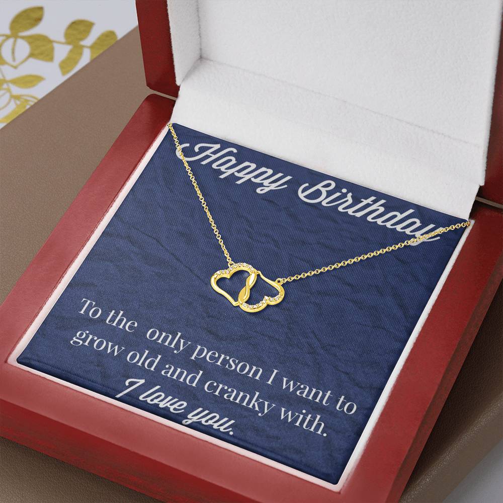 To My Soulmate Everlasting Love Gold Necklace - Jewelry for Wife - Necklace for Wife