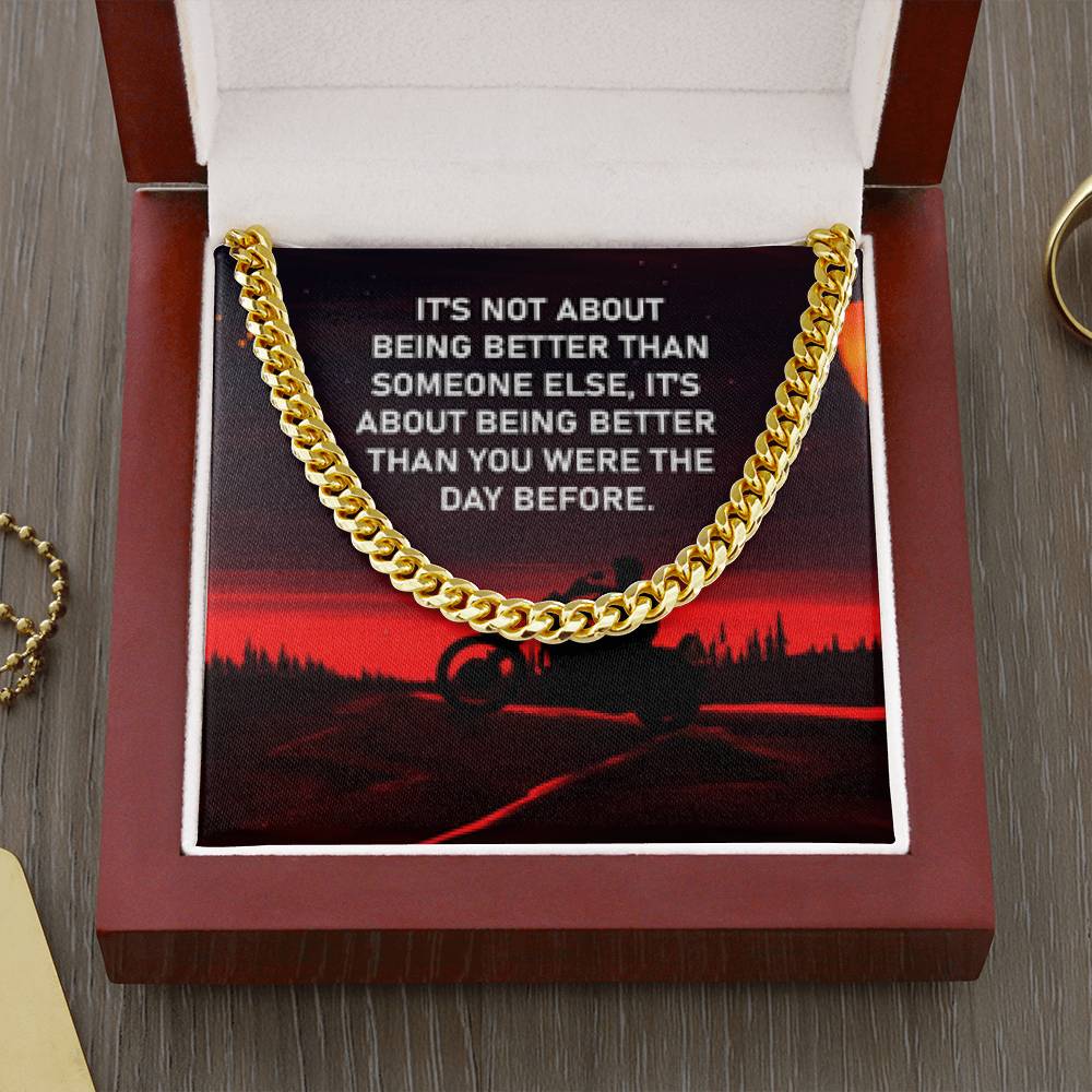 Cuban Chain Necklace - Gift for Man - Necklace for Boyfriend - Brother - Son - Husband - Nephew - Friend