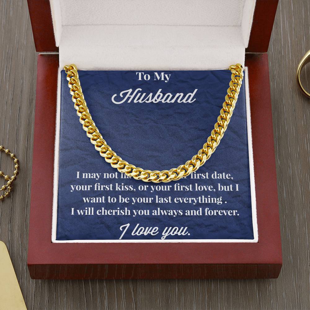 To My Soulmate Cuban Link Chain Necklace - Necklace for Husband - Boyfriend - Sweetheart