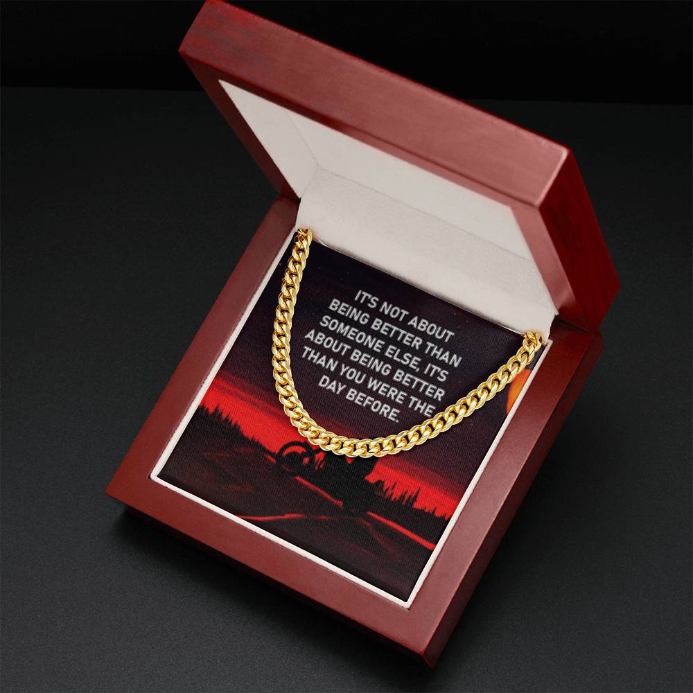 Cuban Chain Necklace - Gift for Man - Necklace for Boyfriend - Brother - Son - Husband - Nephew - Friend