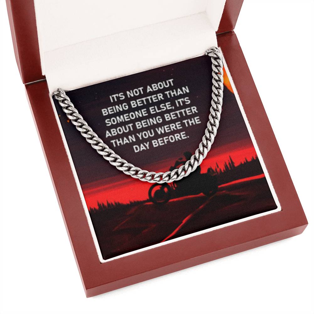 Cuban Chain Necklace - Gift for Man - Necklace for Boyfriend - Brother - Son - Husband - Nephew - Friend
