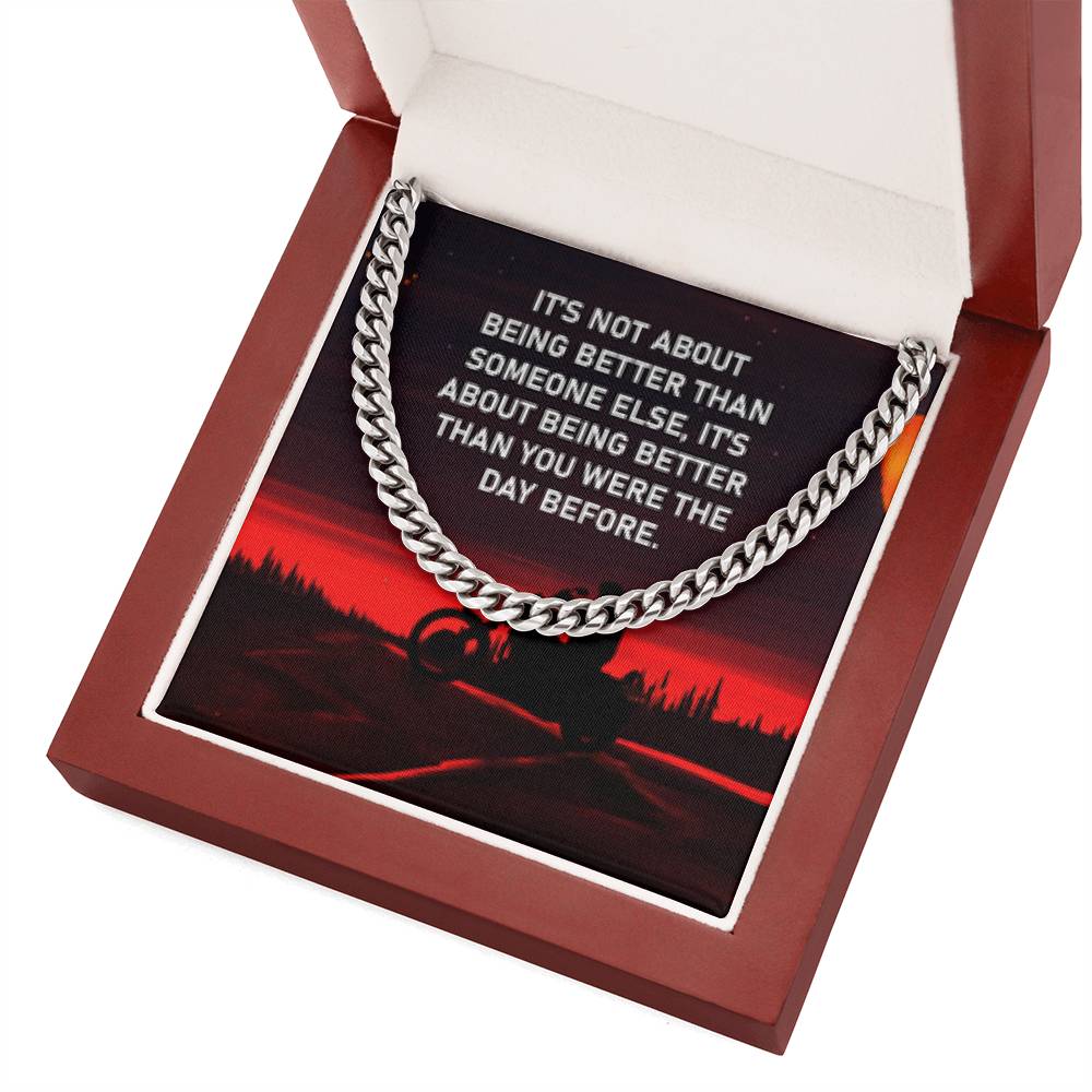 Cuban Chain Necklace - Gift for Man - Necklace for Boyfriend - Brother - Son - Husband - Nephew - Friend