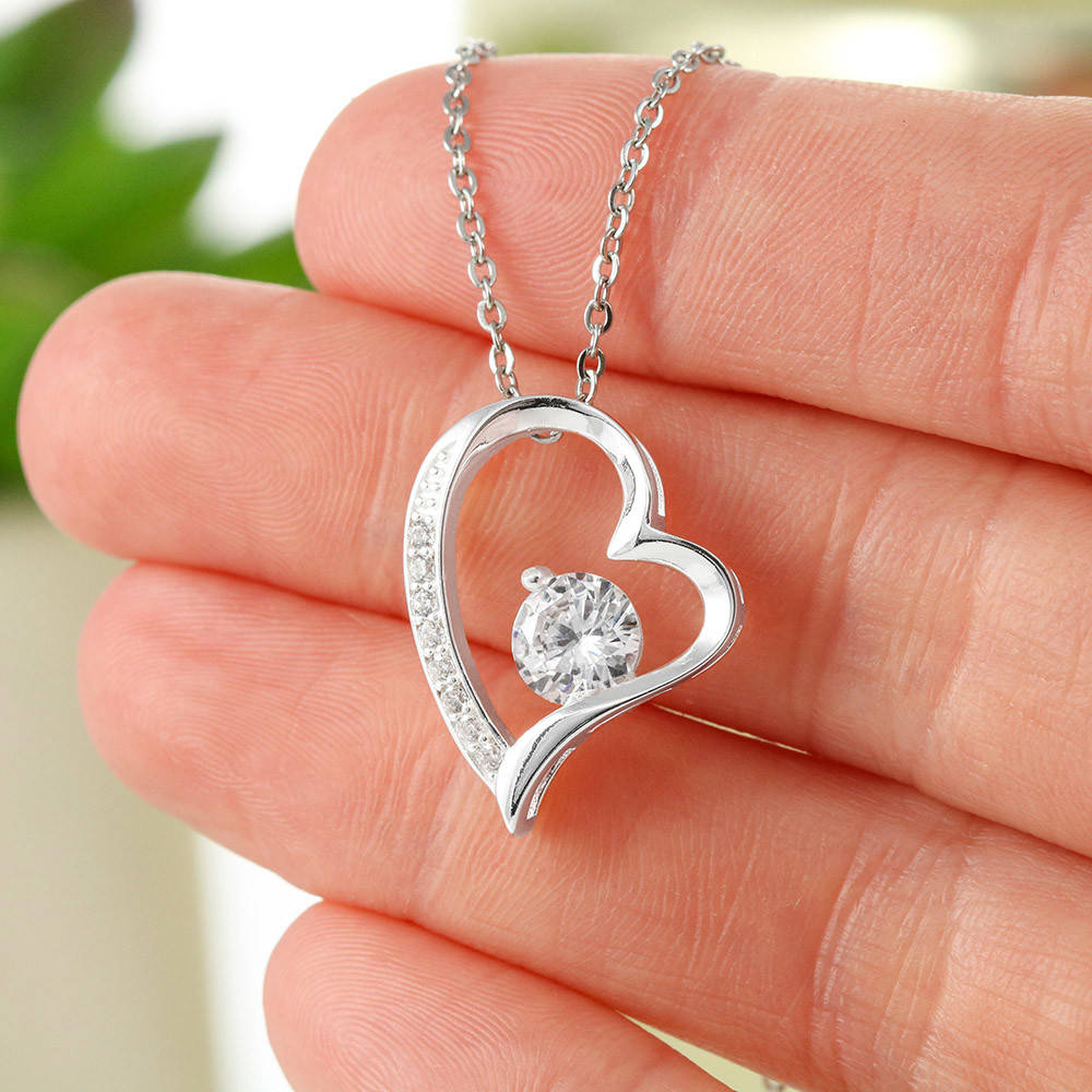 To My Daughter Always Remember Forever Love Necklace