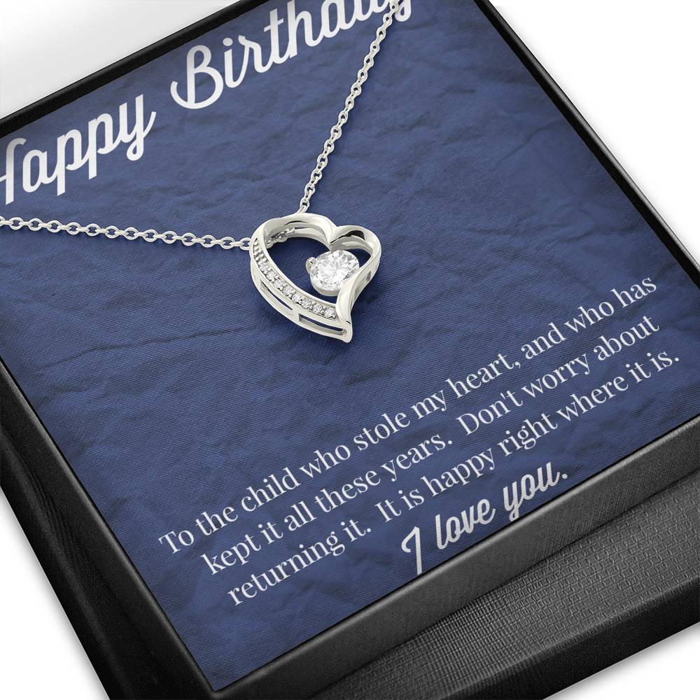 Happy Birthday Forever Love Necklace