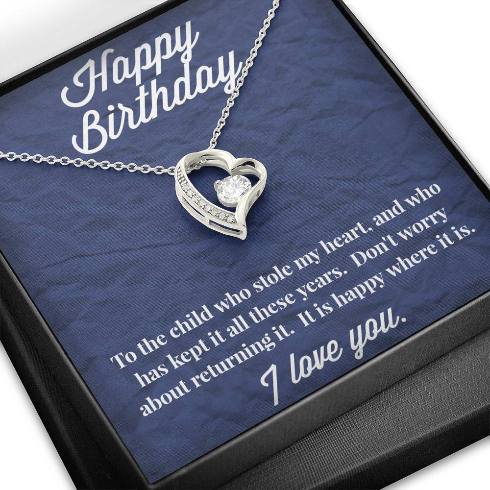 Happy Birthday Forever Love Necklace
