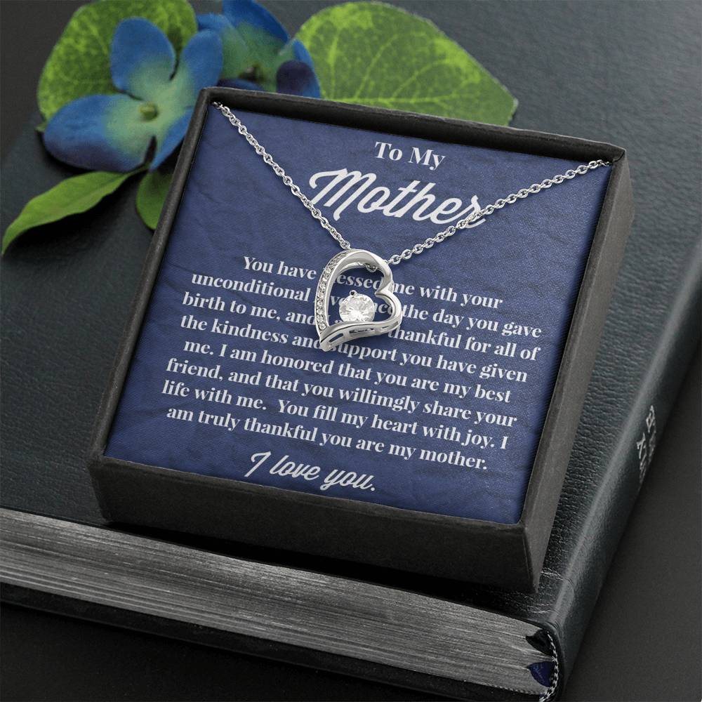 To My Mother Forever Love Necklace - Jewelry for Mom - Gift for Mom