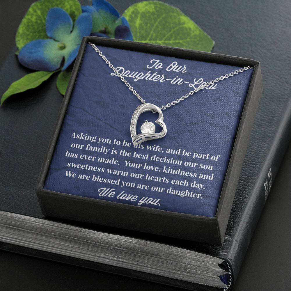 To Our Daughter-in-Law Forever Love Necklace - Gift for Daughter - Necklace for Daughter-in-Law