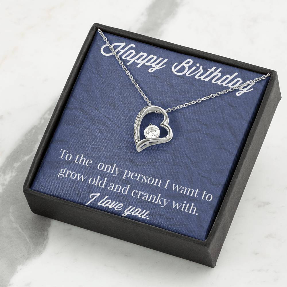 Happy Birthday Forever Love Necklace