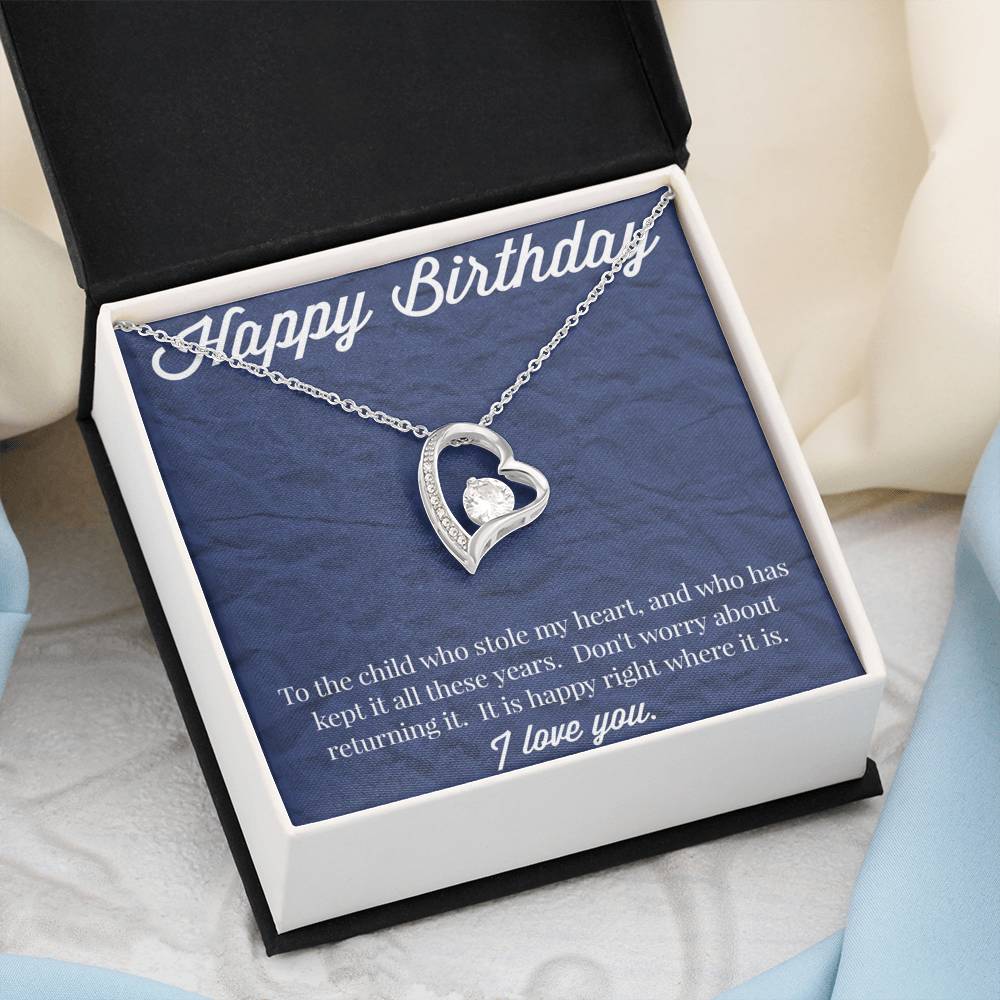 Happy Birthday Forever Love Necklace