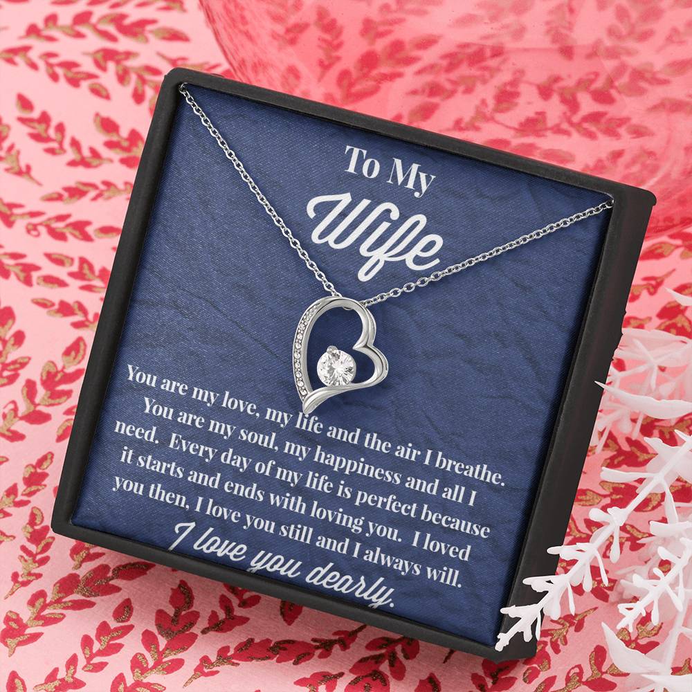 To My Wife Forever Love Necklace