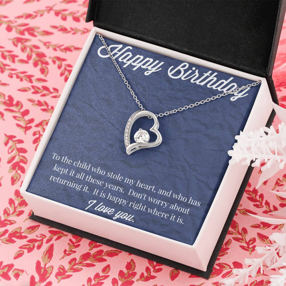 Happy Birthday Forever Love Necklace
