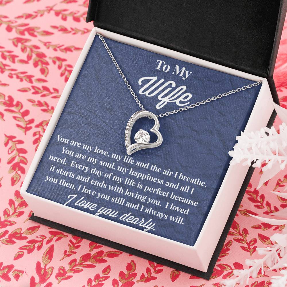 To My Wife Forever Love Necklace