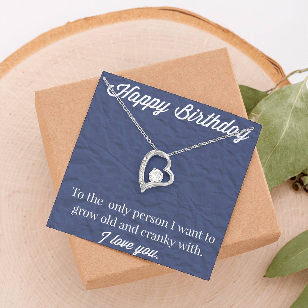 Happy Birthday Forever Love Necklace