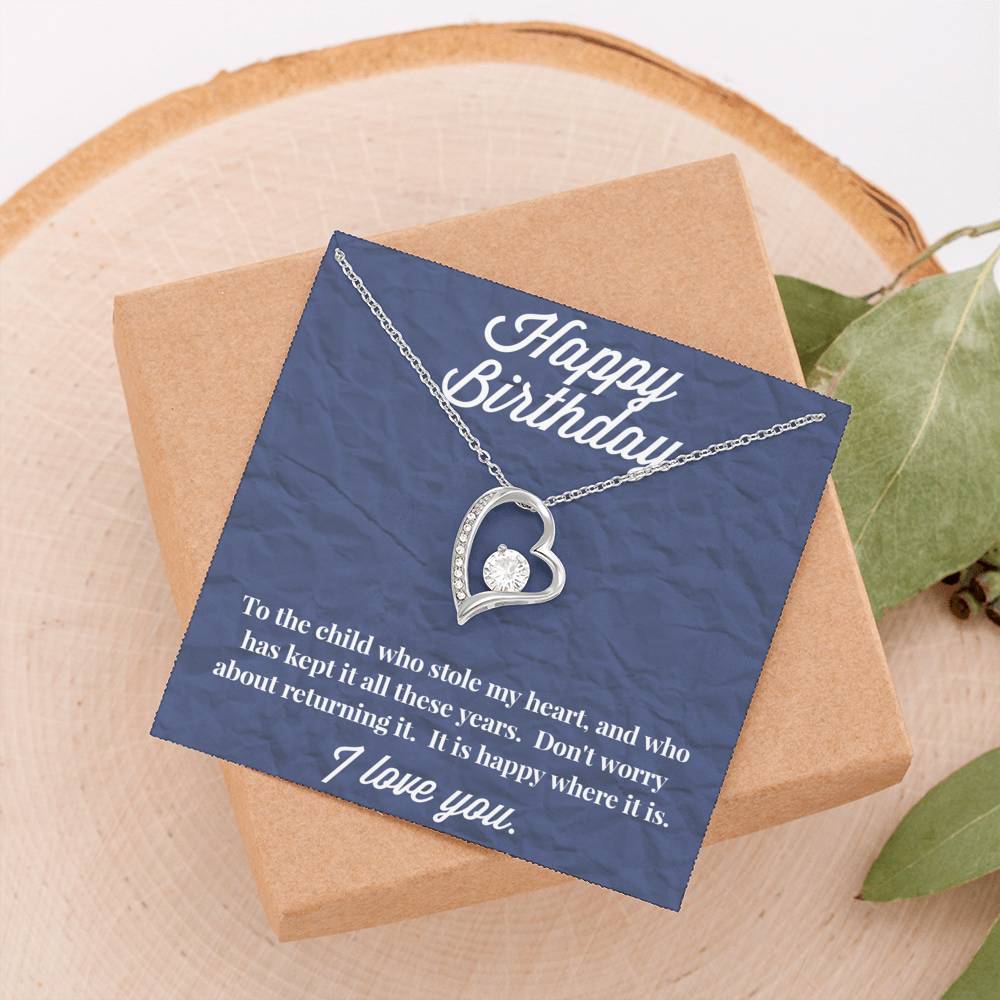 Happy Birthday Forever Love Necklace