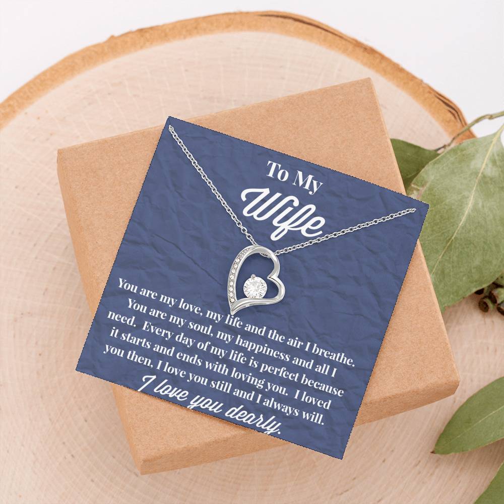 To My Wife Forever Love Necklace