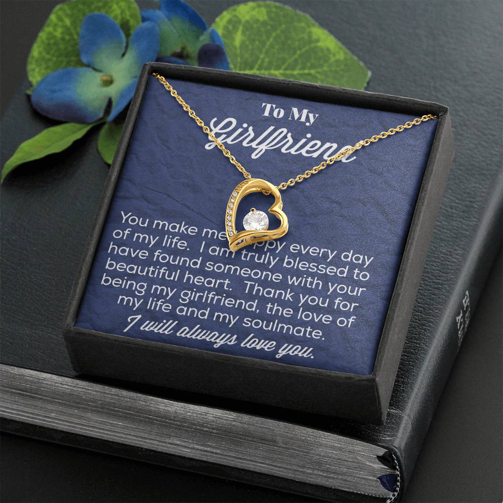To My Girlfriend Forever Love Necklace