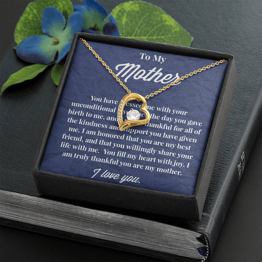 To My Mother Forever Love Necklace - Jewelry for Mom - Gift for Mom