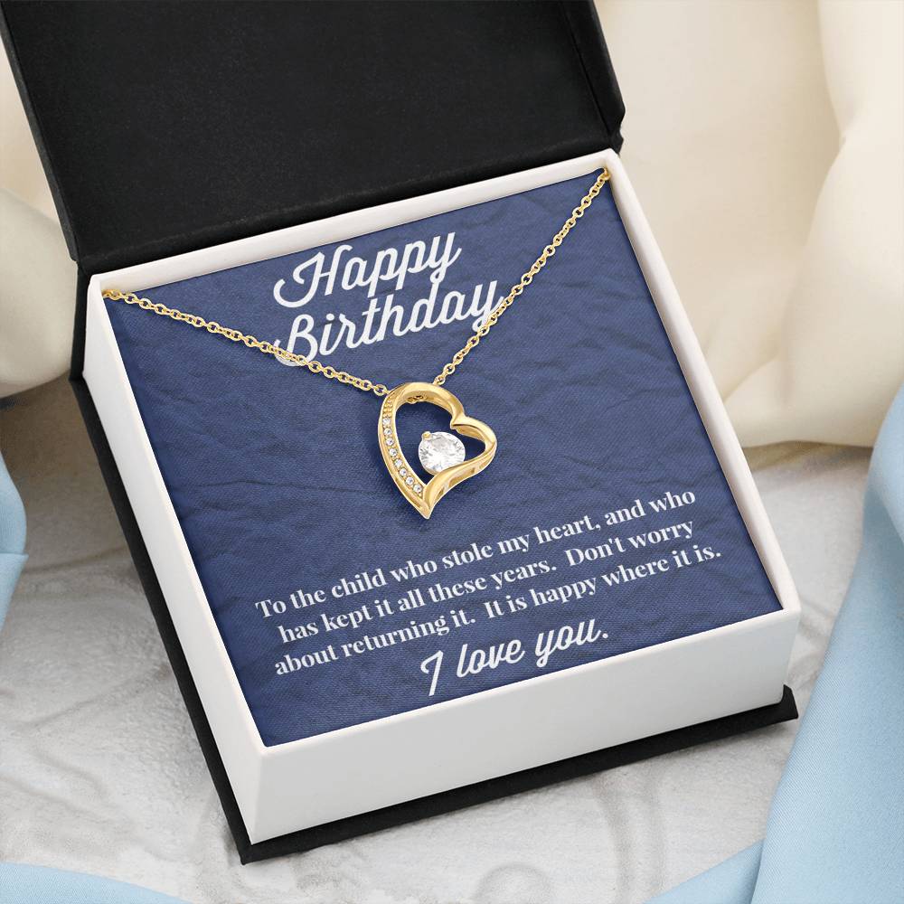 Happy Birthday Forever Love Necklace
