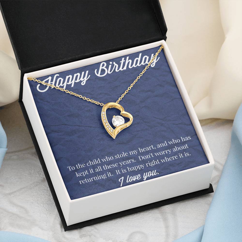 Happy Birthday Forever Love Necklace
