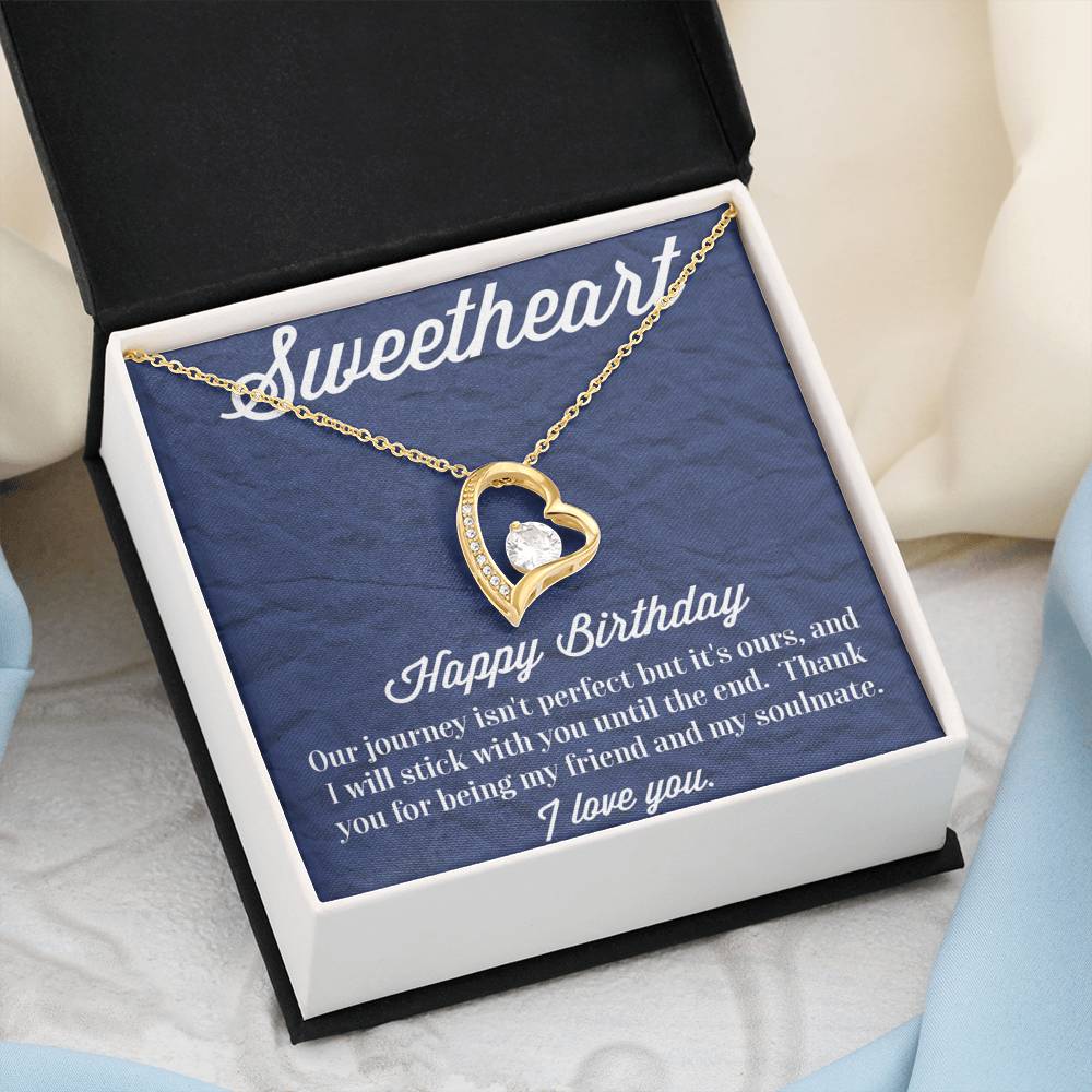 Happy Birthday Forever Love Necklace