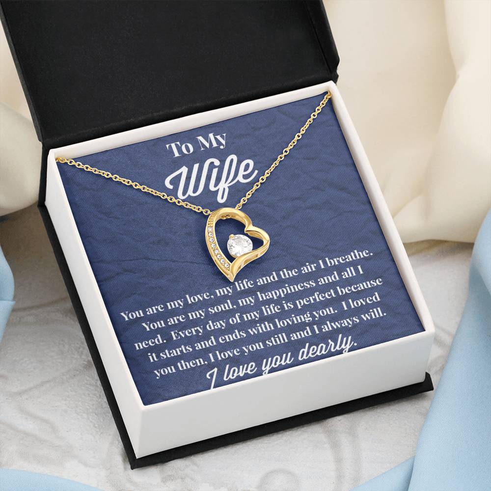 To My Wife Forever Love Necklace