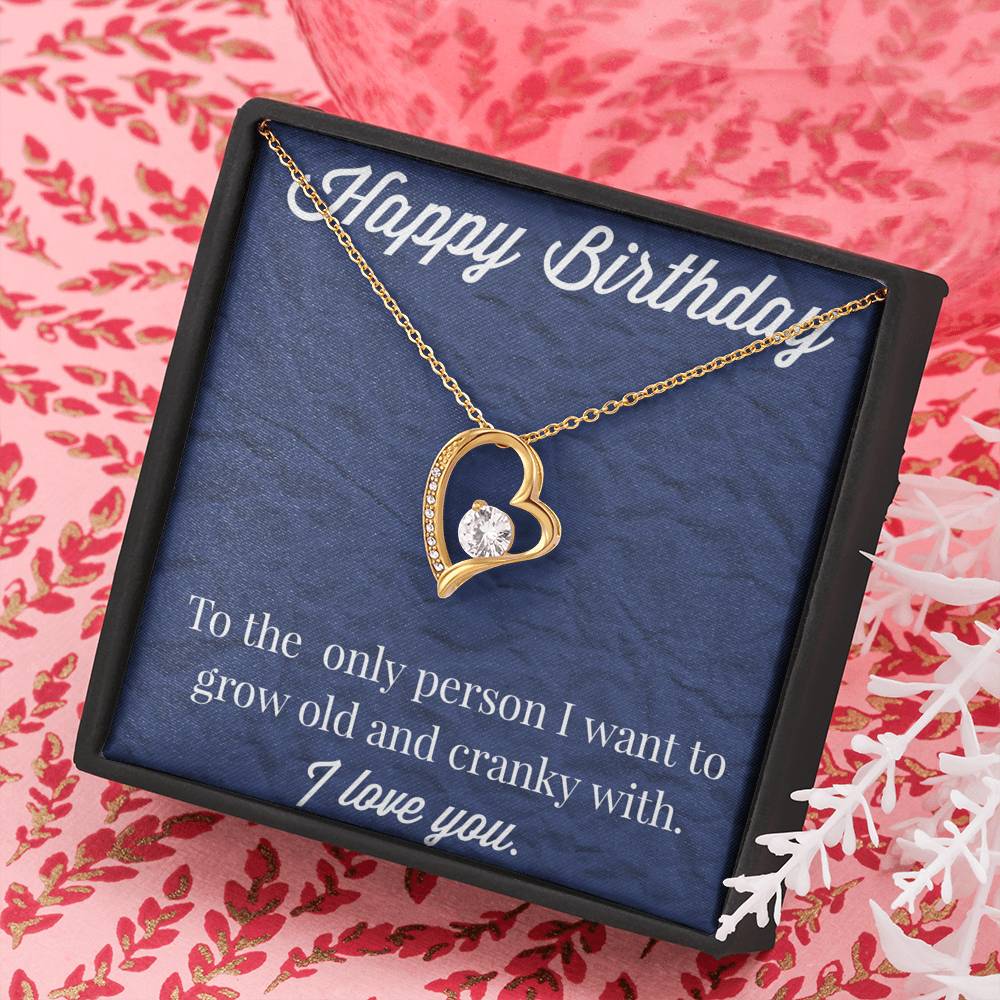 Happy Birthday Forever Love Necklace