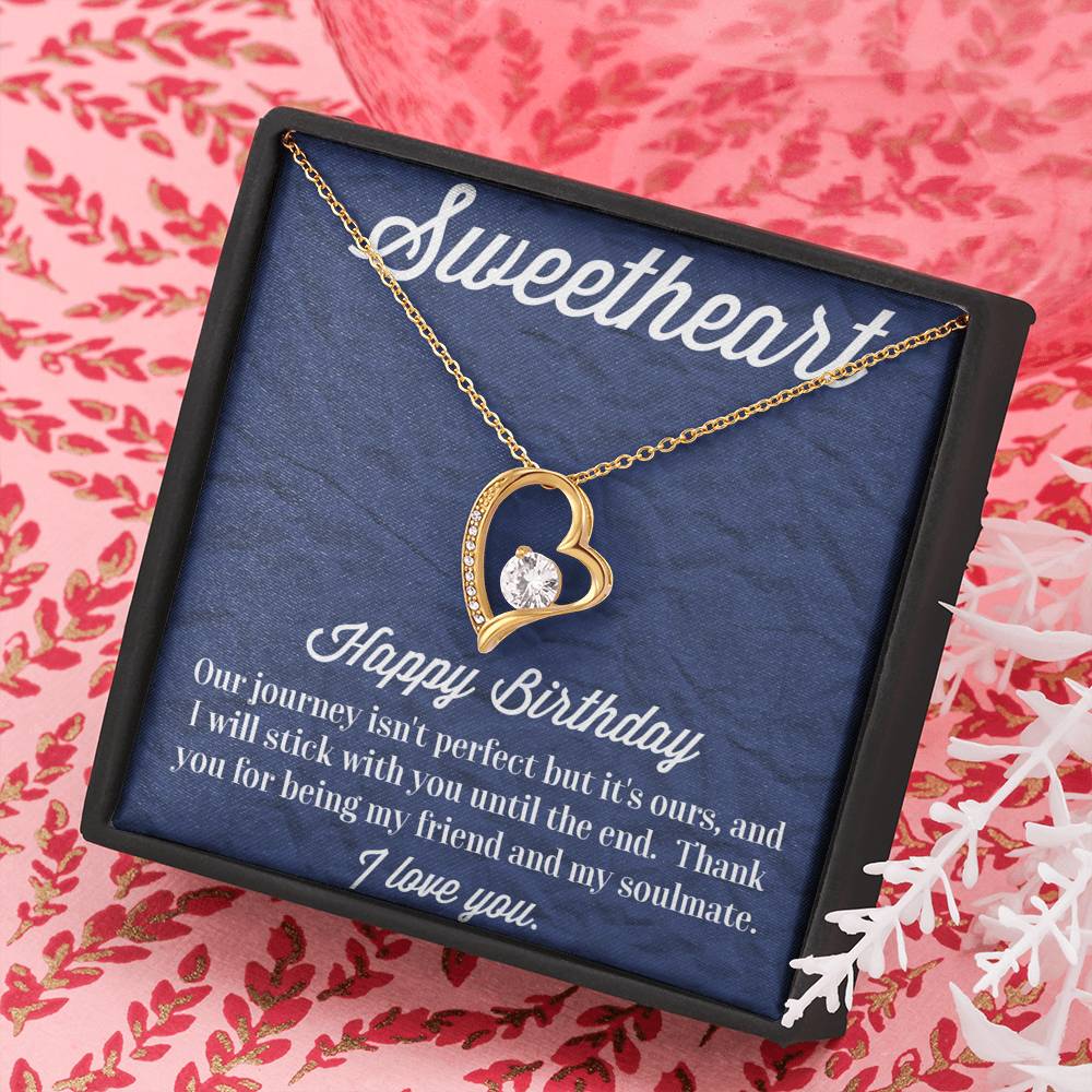 Happy Birthday Forever Love Necklace