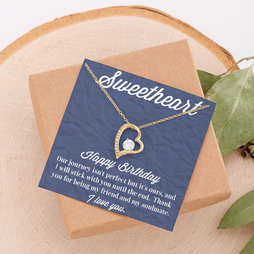 Happy Birthday Forever Love Necklace