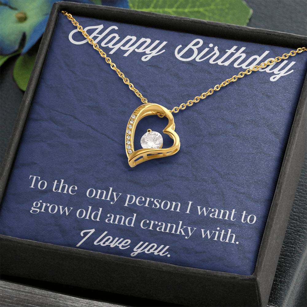 Happy Birthday Forever Love Necklace